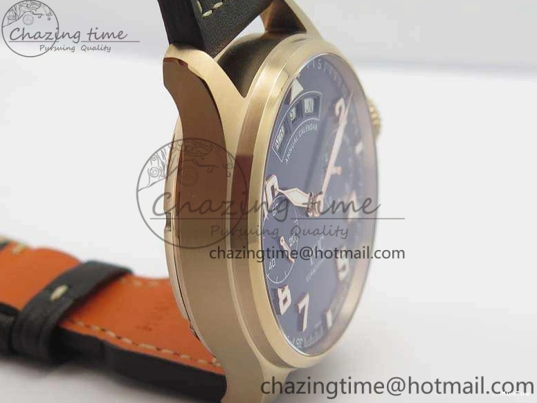 MIROTIME 0302 Big Pilot Real PR IW502701 RG YLF 1:1 Best Edition Blue Dial On Calfskin Strap A Classic 7225